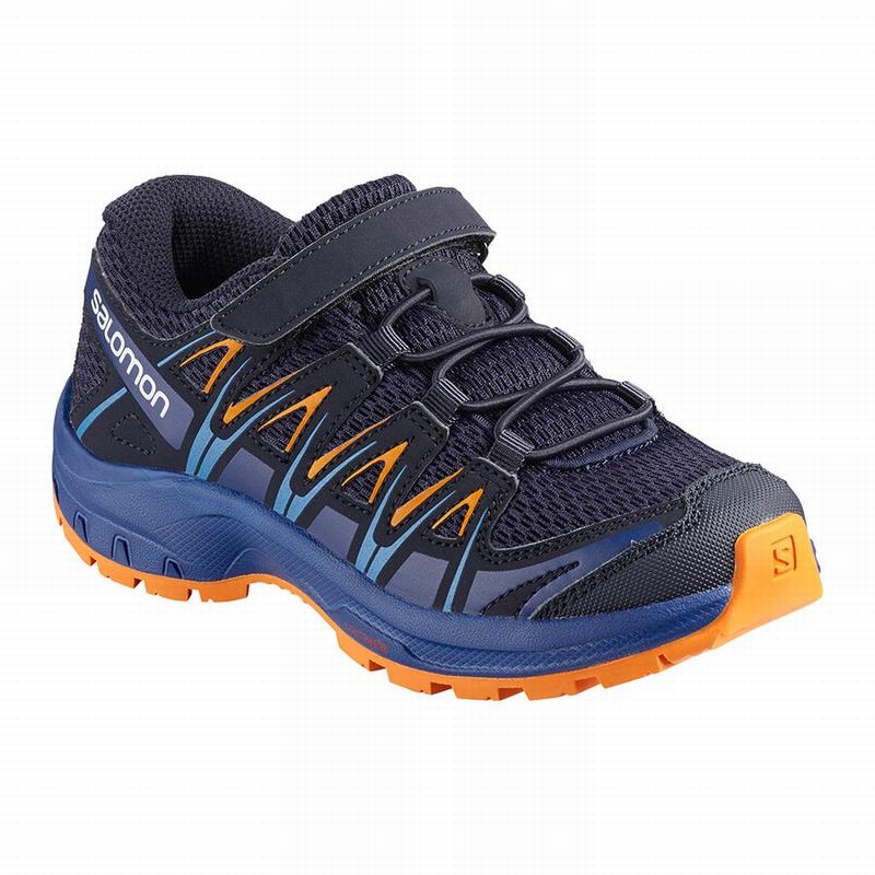 SALOMON XA PRO 3D K Philippines - Kids' Hiking Shoes - Blue | 614875-RPN